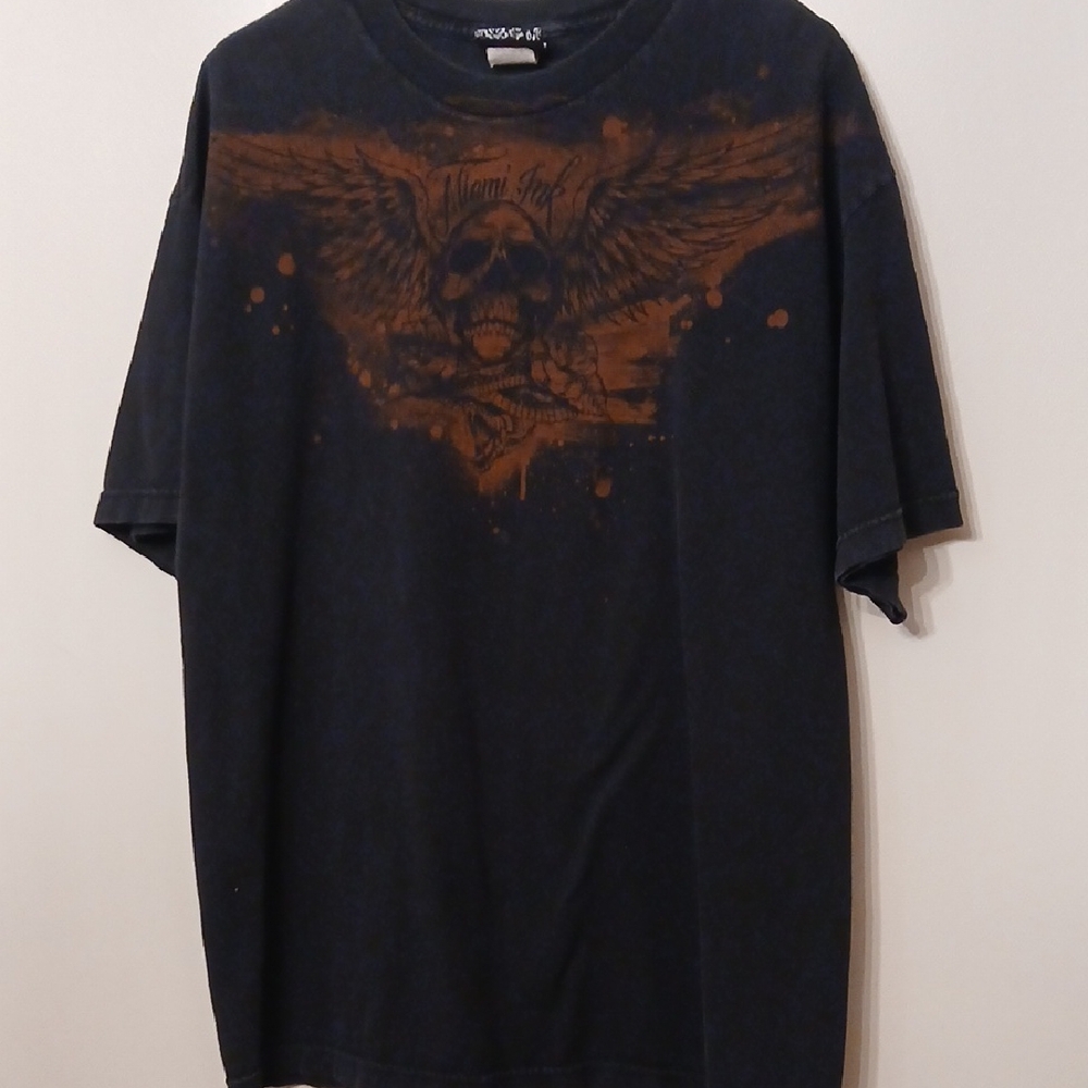 Miami Black and Orange Graphic Tee